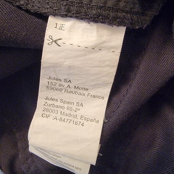 Jules Fitted  Black Jeans Size 8 - Picture 4 of 6